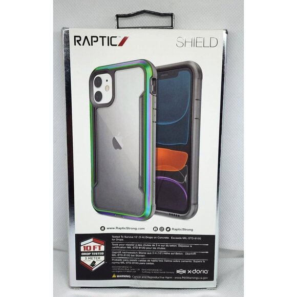 Raptic Shield iPhone 11 Iridescent 2020 Military Grade Phone Case - Picture 2 of 10